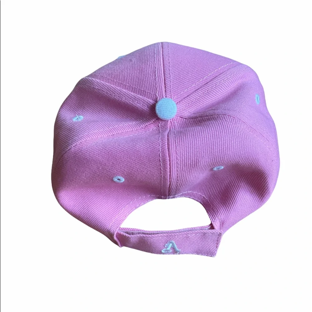 Pink Letter A Cap Hat